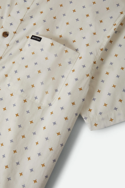 Charter Print Short Sleeve - Off White/Diamond Tile