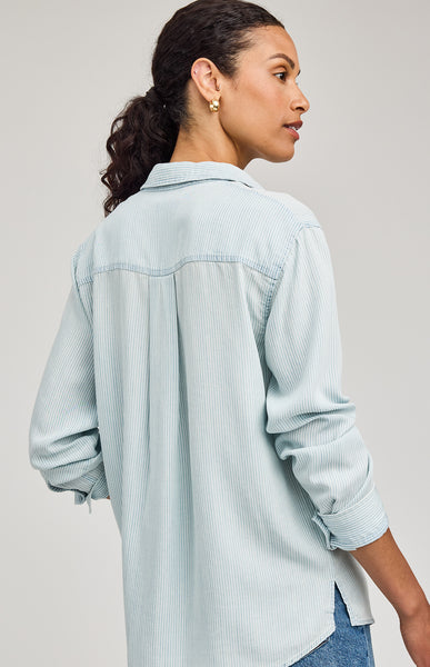 Ozzy Button Down - Blue Stripe