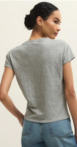 Modern Slub Tee - Heather Grey