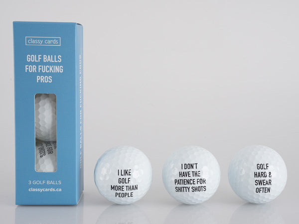 Golf Balls for F*ing Pros - 3 pk