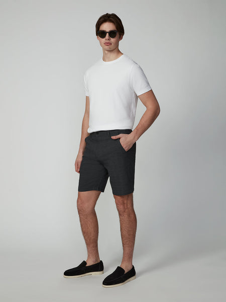 MEN'S BUNGEE PLAID CHINO SHORT