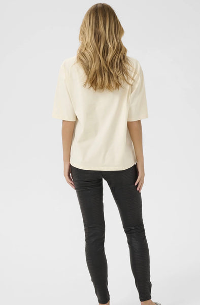 Leona Studs T-Shirt - Birch