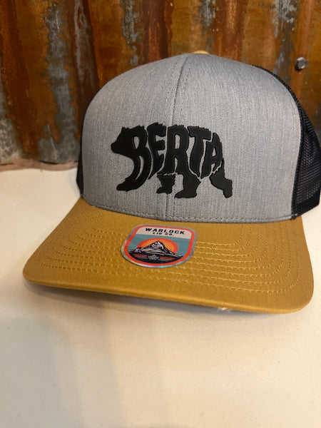 Berta Grizzly Headwear | Warlock Lid Co | Adjustable Snapback