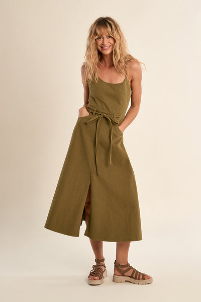 Brava Dress - Khaki