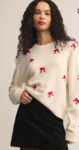 Tie The Ribbon Sweater - Warm White
