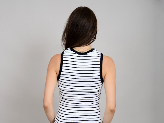 MARIA TANK - white/black