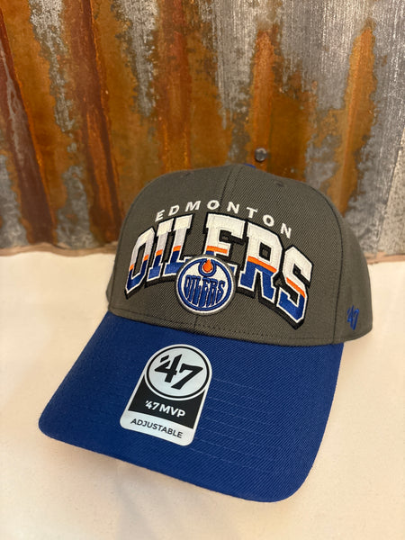 Split Block Hat - Oilers