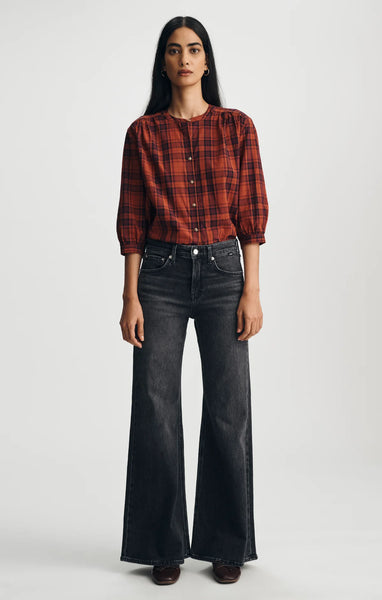 GRACE Relaxed Flare - Smoke Brushed