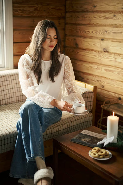 Sandra Blouse - Chalk
