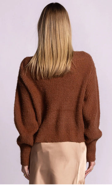 Delcy Sweater - Brown
