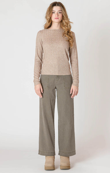 CHARLEY BOATNECK TEXTURED TOP
