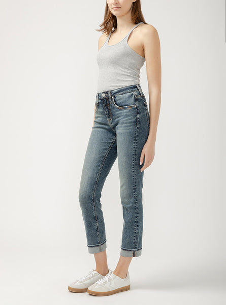 Beau High Rise Slim Leg jeans