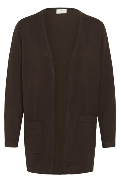 Lizza Long Cardigan - Coffee Bean