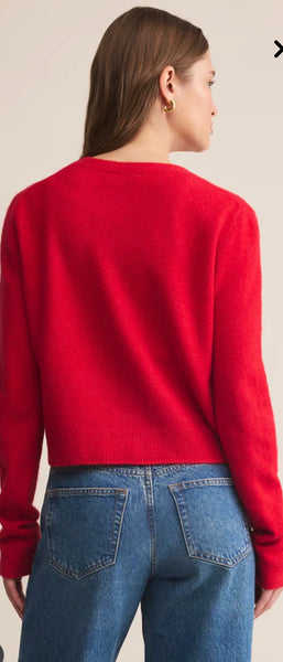 Medina Cardigan - Festive Red