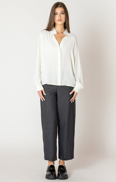 REECE RELAXED BUTTON FRONT BLOUSE