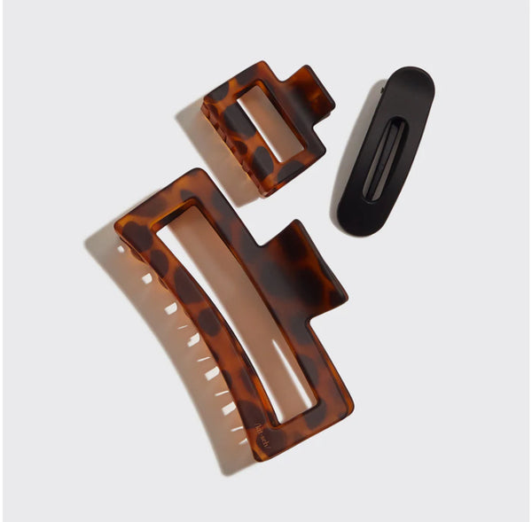 Assorted Claw Clips - Rectangle Open Shape