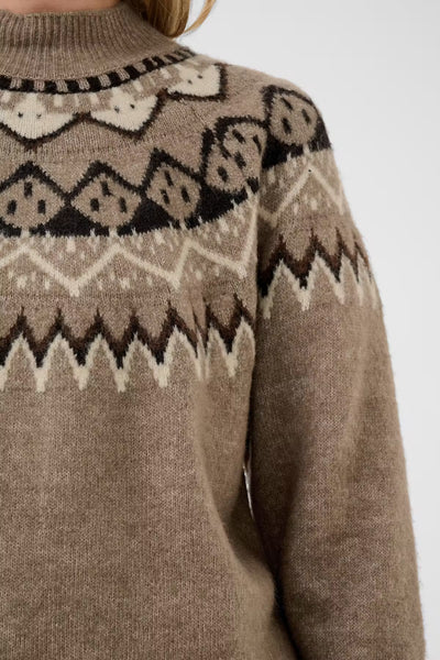 Cherrie Pullover - Brown Lentil Melange