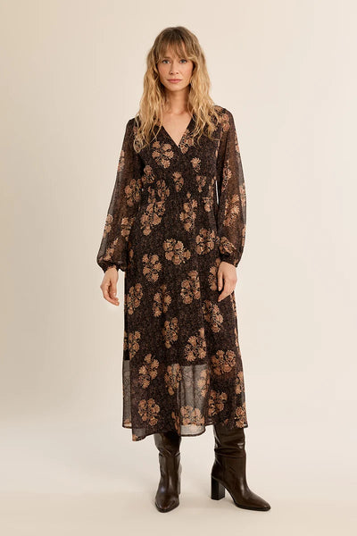 CoriAnne Dress - Chocolate Apolline