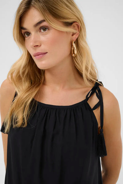 TIAH STRAP TOP- Black