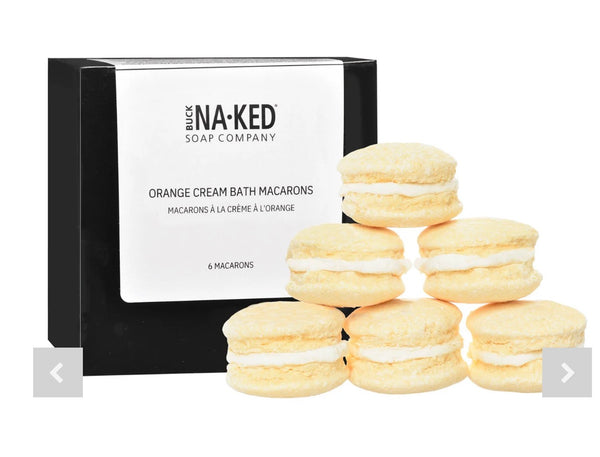 Orange Cream Bath Macarons