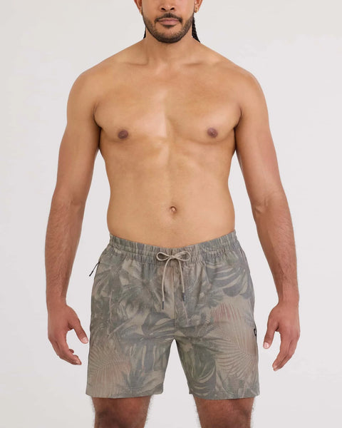 Sea to Shore 2N1 Volley Short 6” - Camo Floral