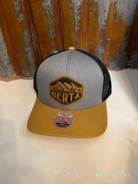 Berta 3 Sisters Mountains Snapback | Warlock Lid Co | Adjustable Trucker Hat