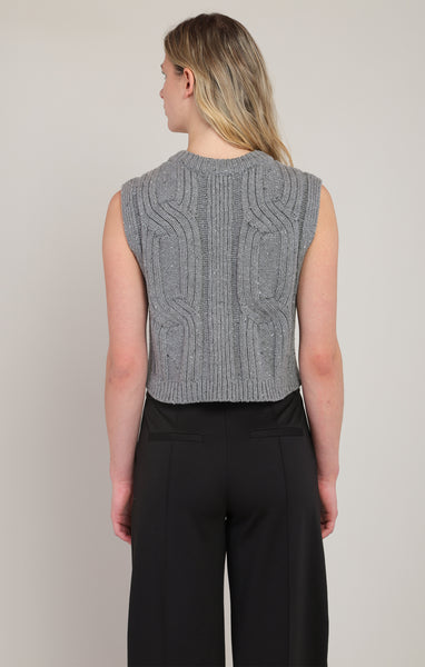 Kenzie CABLE SWEATER VEST