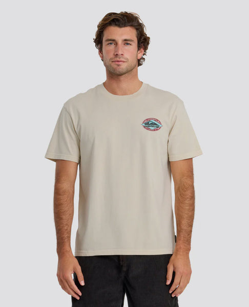 Foil Stamp Pigment-Dyed Short Sleeve T-Shirt