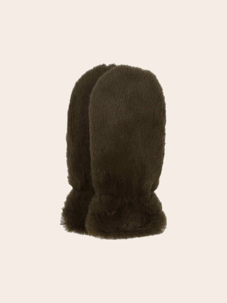 SOFT LOEVENICH GLOVES MADE FROM FAUX FUR