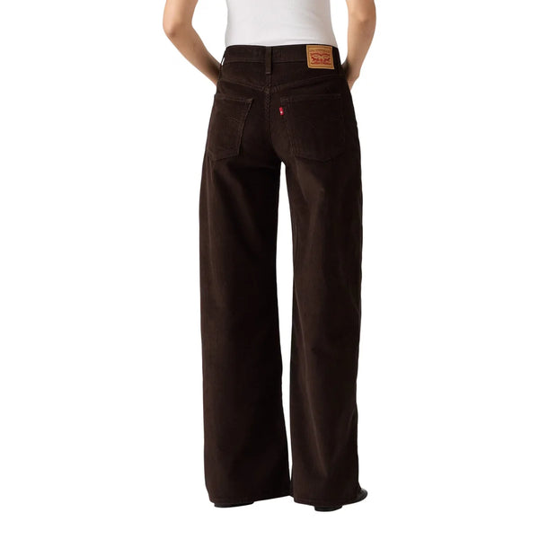 Middy Wide Leg Corduroy Pant - Chocolate Brown