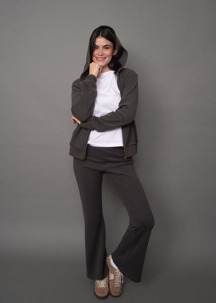 Fenty Waffle Flare Pant - Coal