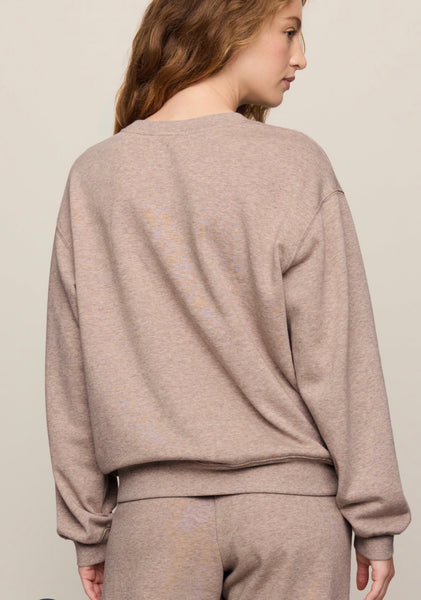 Boyfriend Sweatshirt - Heather Ash