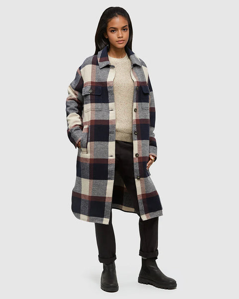 Livingston Jacket - Midnight Blue/Cabin Plaid