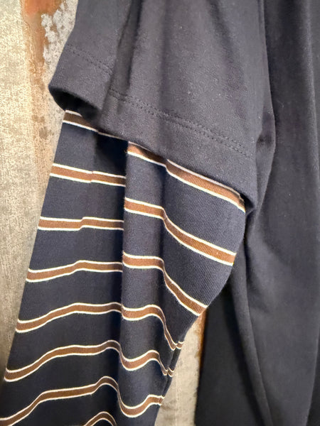 Brinkley FOOLER TOP -Navy
