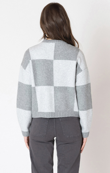 Hannah Colourblock Sweater - Heather Grey