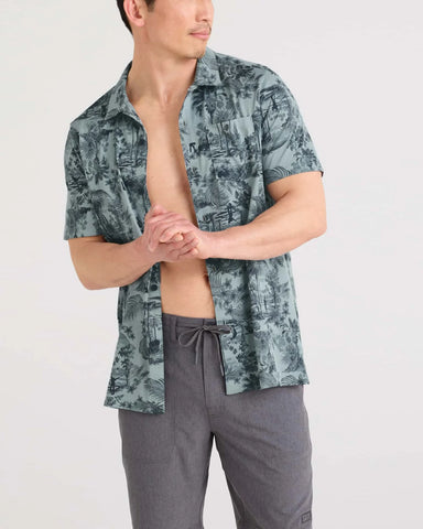 DropTemp® Dry
UPF Performance Resort Polo- Golf Toile-Silver Pine