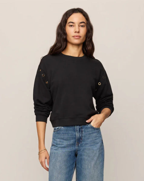 Axel Grommet Sweatshirt - Black
