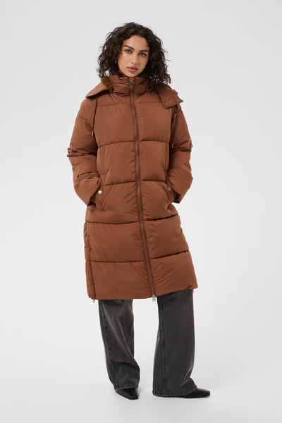 Nikalui Padded Coat - Friar Brown