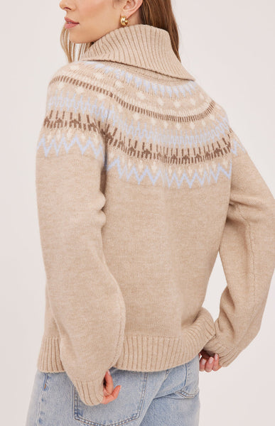 Freya Pullover - Heather Biscotti