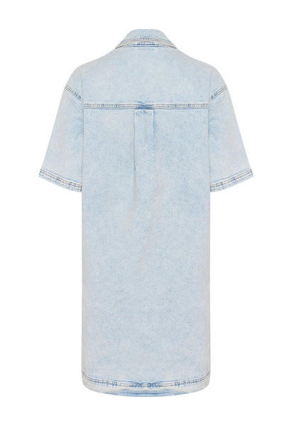 Maja Denim Dress - Light Blue Denim