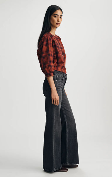 GRACE Relaxed Flare - Smoke Brushed