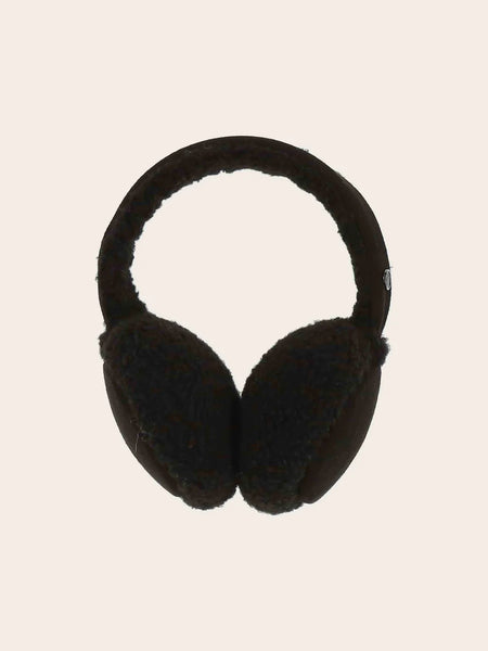 PLAIN LOEVENICH EARMUFFS MADE FROM IMITATION LEATHER