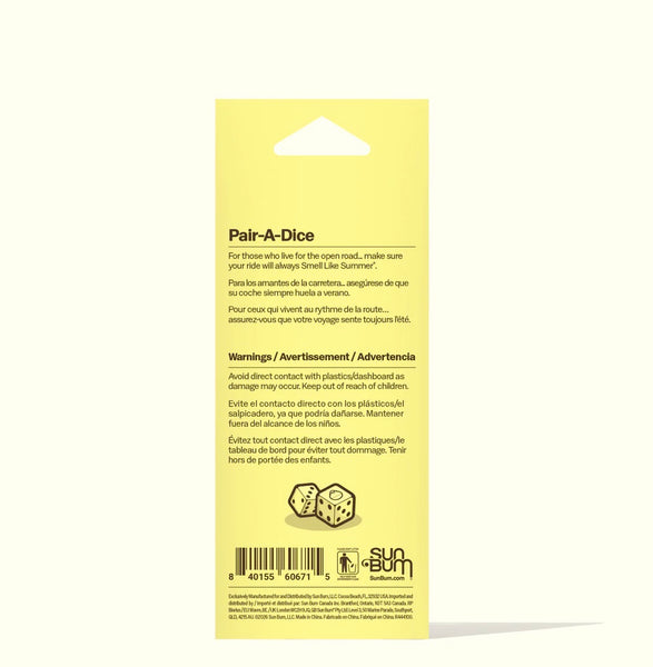 Pair A Dice Air Freshener