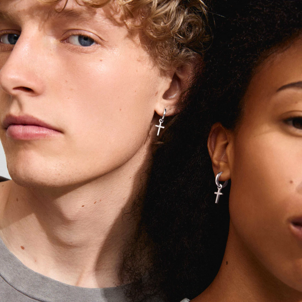 FLYNN HOOPS - Silver Plated