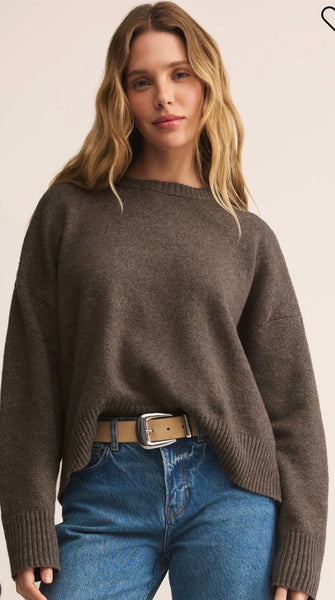 Cirrus Cozy Sweater - Burnt Ash Heather