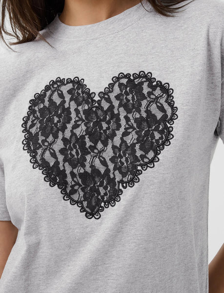 Gloria T-Shirt - Grey Melange