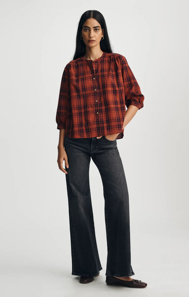 GRACE Relaxed Flare - Smoke Brushed