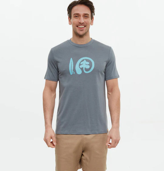 Seaforestation Logo T-Shirt Anchor Grey