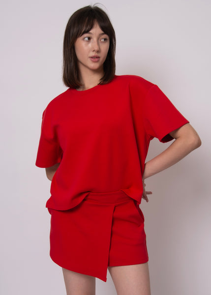 Tess Cotton Soft Knit Tee