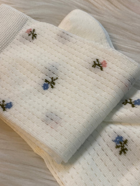 Floral Pattern Socks
